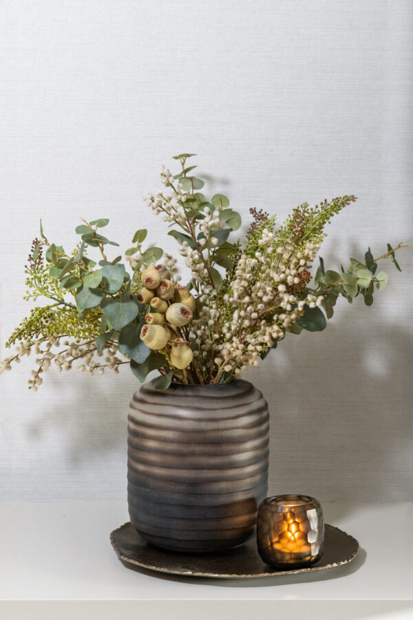 Chocolate Ripple Vase